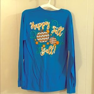 Happy fall y’all long sleeve tee.